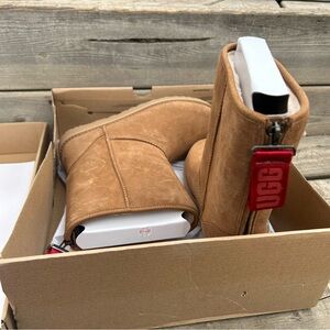 Tall UGG boots with zipper